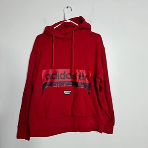 Adidas Retro Hoodie Pullover Herren Medium Rot - Bild 1 von 8