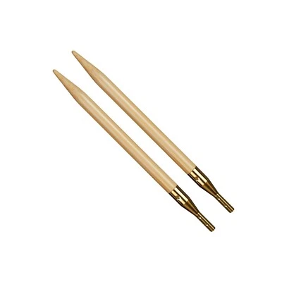 addiClick BAMBOO Spitzen Austauschbare Rundstricknadeln von addi|Maß:5mm/12,5cm - Bild 1 von 2