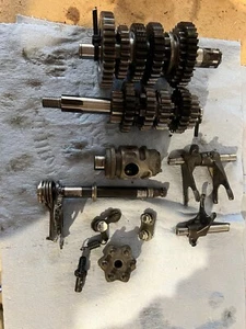 1989 Kawasaki KX80 Transmission Gear sets Shift drum & shift forks - Picture 1 of 6