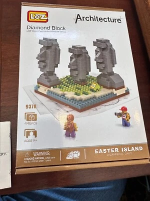 LOZ Bloque de Diamantes Arquitectura Isla de Pascua Nuevo en Caja Sellada Foto 1 de 4