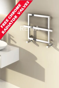 REINA LAGO VERTICAL DESIGNER RADIATORS IN CHROME FINISH - Picture 1 of 1
