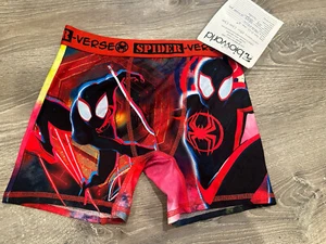 Spider Man Spider-verse Boxer Briefs Size 8 NEW Prototype - Picture 1 of 3