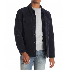 Levi's Final Sale Men's Rugged Faux Suede Dual Chest Pocket Shirt Jacket Navy XL - Picture 1 of 3