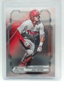 Alec Bohm 2019 Bowman Sterling - Prospects #BPR-37 - Philadelphia Phillies - Picture 1 of 2