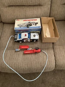 Vintage Remote Control Olds Toronado Highway Patrol Car Japan RARE Pressed Tin - Picture 1 of 24