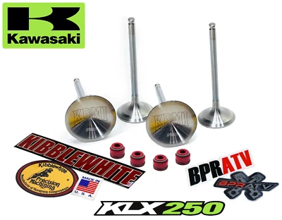 Kit de válvulas de escape Kawasaki KLX250 KLX 250SF Kibblewhite cabeça entrada conjunto e vedações - Imagem 1 de 4