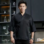 Women Men Hotel Chef Shirt Kitchen Work Clothes Workwear Japanese Style Kimono