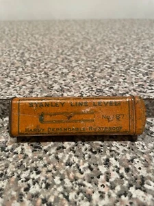 Vintage Stanley Line Level No. 187 In Original Tin with Lid - Picture 1 of 11