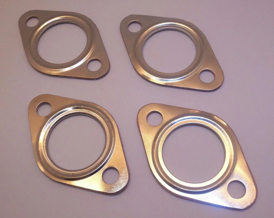 JUEGO DE 4 JUNTAS DE BRIDA DE ESCAPE VOLKSWAGEN T1 BUG & SUPER BEETLE 1946-1979 Foto 1 de 2