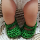 Mary Jane Shoes for 5' Mini Baby Doll - Holiday Colors Christmas Clothes Outfits