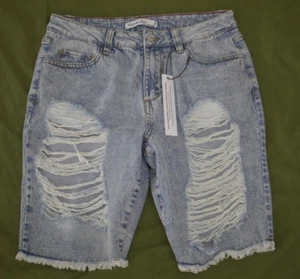 Highway Jeans Jean Shorts Women’s Size 11 or 30x10 Destroyed NWT - Picture 1 of 4