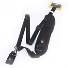Durable Nylon Camera Strap for Easy Storage of Memory Cards Black Color