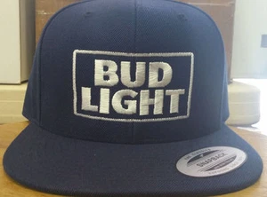 Bud Light Flexfit Hat Old Logo New Logo Throwback - BRAND NEW - Multiple Colors! - Picture 1 of 3