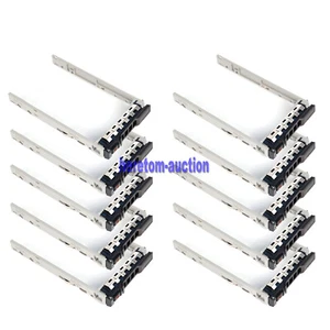 10* for Dell 2.5" Hard Drive Tray Caddy PowerEdge R630 R730XD T630 8FKXC 08FKXC - Picture 1 of 8