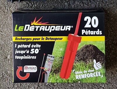 Recharge  De  20  Petards  Pour  Detaupeur • 37.50€