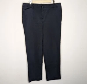 TALBOTS Womens Black high waist hampshire ankle trousers size 16 Plus Size Pants - Picture 1 of 6