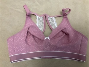 Cacique Bra 40C Unlined Full Coverage No Wire Pink - Picture 1 of 5