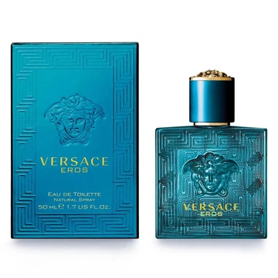 Versace Eros por Gianni Versace EDT para Hombre 1.7 OZ / 50 ML NUEVA CAJA SELLADA Foto 1 de 3