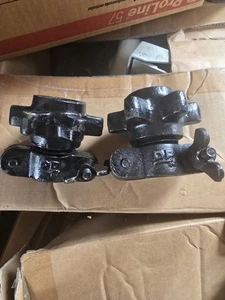 DP BARBELL Vintage SPINLOCK COLLARS Placas de Rueda Bloqueo Giratorio - Imagen 1 de 5