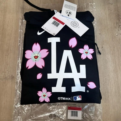 TAKASHI MURAKAMI DODGERS MLB WORLD TOUR TOKYO SERIES DODGERS HOODIE BLACK SZ L - Image 1 of 4