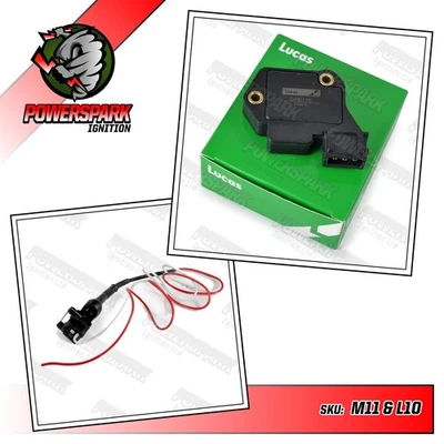 Lucas DAB118 Ignition Module with 3 to 2 Pin Link Lead Rover V8 35D Mini 65D - Image 1 of 4