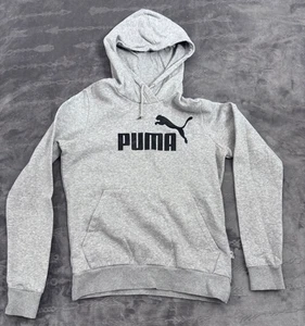 Puma Hoodie Women's S Grey Streetwear Athleisure Activewear Sports - Picture 1 of 11