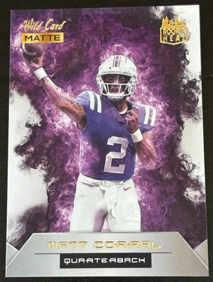 Matt Corral 2022 Wild Card Matte Rookie Heat Insert #RH-22 - Image 1 of 2