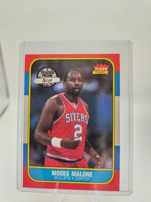 1986 Fleer #69 Moses Malone NM-MT - Image 1 of 2