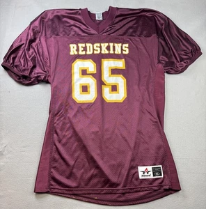 Vintage Washington Redskins Jersey Mens XL Maroon Yellow NFL Football 90s - Picture 1 of 9