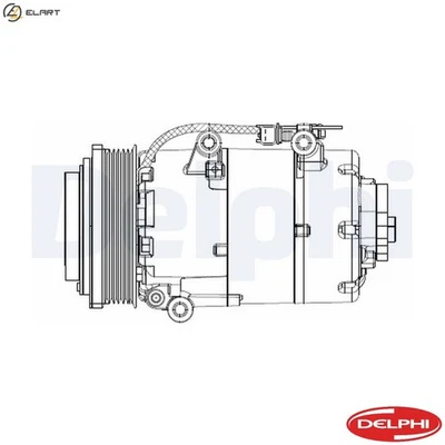 COMPRESSOR AIR CONDITIONING CS20358 FOR FORD FOCUS/II/C-MAX/Turnier/Station 1.8L - Image 1 of 4