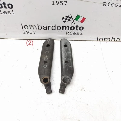 Pareja De Pedales Pedalines Reposapiés Sym HD Evo Peugeot Lxr 125 200 2006 2014 - Imagen 1 de 2