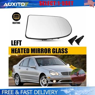 Espejo retrovisor térmico izquierdo cristal 1-5X para mercedes clase e w211 e320 e350 e500 amg 03-06 Foto 1 de 4