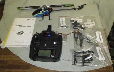 3D Heli von EAChine Typ E 160 mit  Sender und Ersatzteilen. Bindet nicht - Bild 1 von 4