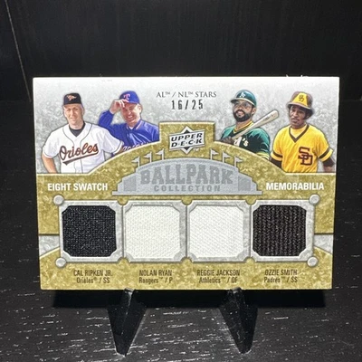 Camiseta deportiva 2009 Ballpark Collection Ripken Ryan Jackson Smith Jeter Johnson Halladay Foto 1 de 4