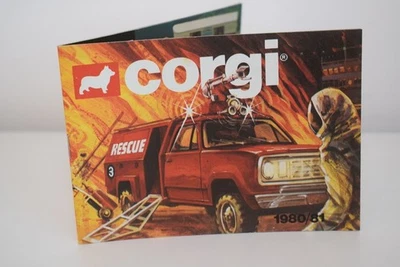 B93 CATALOGO CARTELLA VOLANTINO CORGI TOYS 1980 - 1981 ECC. COND. - Immagine 1 di 4