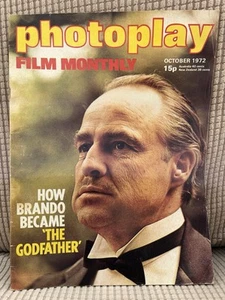 Photoplay Magazine October 1972 - Marlon Brando Godfather Belmondo Guest Fellini - Picture 1 of 24