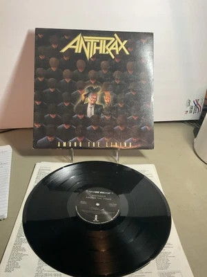 Anthrax Among the Living LP 1987 Release Island Records 90584-1 A2 - Image 1 of 4