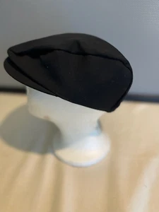 Rocawear Black Cabbie Newsboy Flat Hat Cap Size 8-20 - Picture 1 of 13