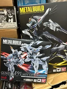 Bandai Metal Build Gundam F91 diecast chogokin + MSV option parts - Bild 1 von 2