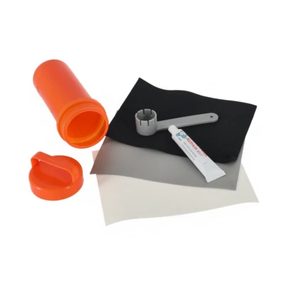 NAUTIKA Schlauchboot Reparaturset auch unter Wasser Flicken Kleber SUP Kajak Kanu