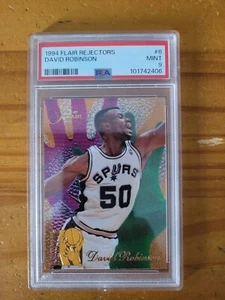 1994-95 Flair Rejectors #6 David Robinson Insert Card PSA 9 Mint HOF - Picture 1 of 1