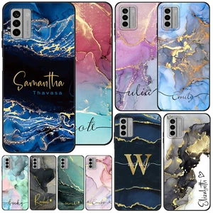 For Nokia C210 G310 G400 C110 C300 Personalised Name Phone Case Art Marble Cover - Photo 1 sur 59