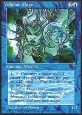 4 Vodalian Mage - LP - Fallen Empires - Random artwork versions - mtg - x4 4x - Image 1 of 3