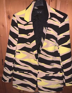 Topshop Stripe Jacket  Uk 8 - Picture 1 of 8
