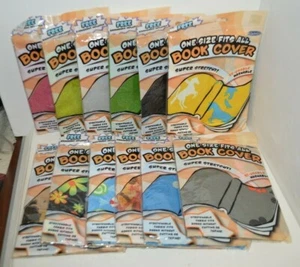 U PICK It's Academic One Size Fits Most LOTS Colors BOOK Cover Stretchy Reuse - Imagen 1 de 28