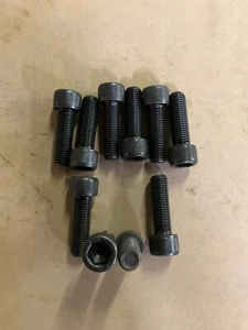 (10) M16x2.00x50mm Course Thread Socket Cap Screws 12.9 Alloy Steel Black Oxide - Picture 1 of 2