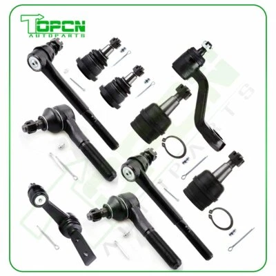10pcs Steering Fits Dodge RAM 1500 2WD 1994-1996 Ball Joint Tie Rod Idler Arm - Изображение 1 из 4