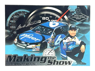 HOF'er MARK MARTIN 2004 Press Pass COLLECTORS SERIES MAKING THE SHOW Card #MS 26 - Image 1 of 2