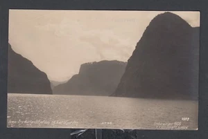 NORWAY 1930s AURLANDS & NORDFJORDEN REAL PHOTO POSTCARD RPPC UNUSED - Picture 1 of 2