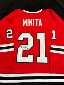 Stan Mikita Signed Chicago Blackhawks Hockey Jersey COA - Picture 1 of 7